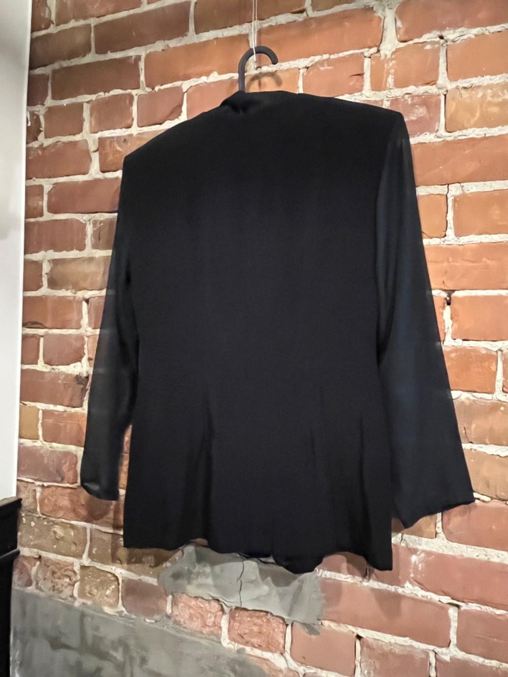 Vintage Last Exit USA Sheer Sleeve Blazer - Picture 6 of 7